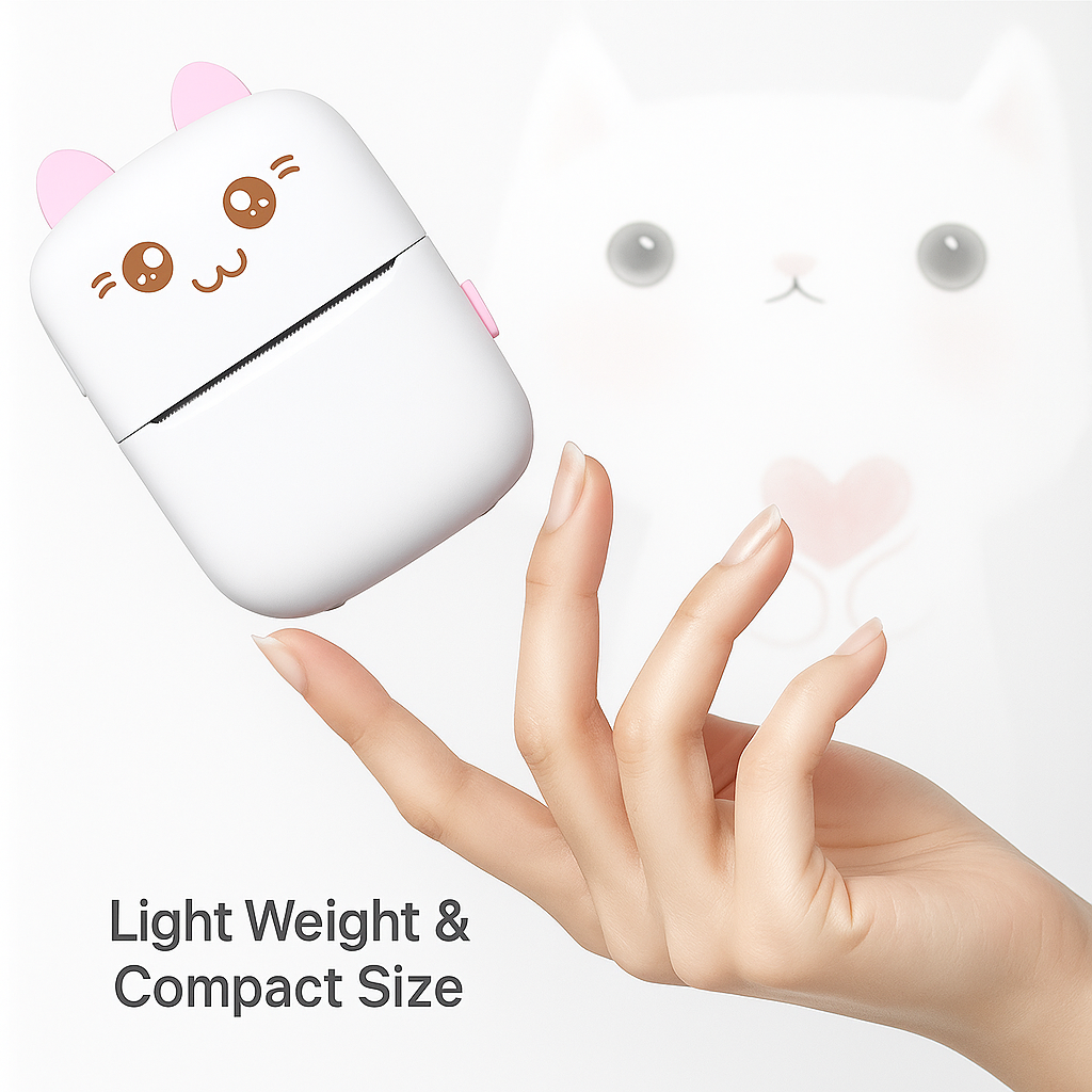 Mini Portable Thermal Printer Wireless Bluetooth Printer