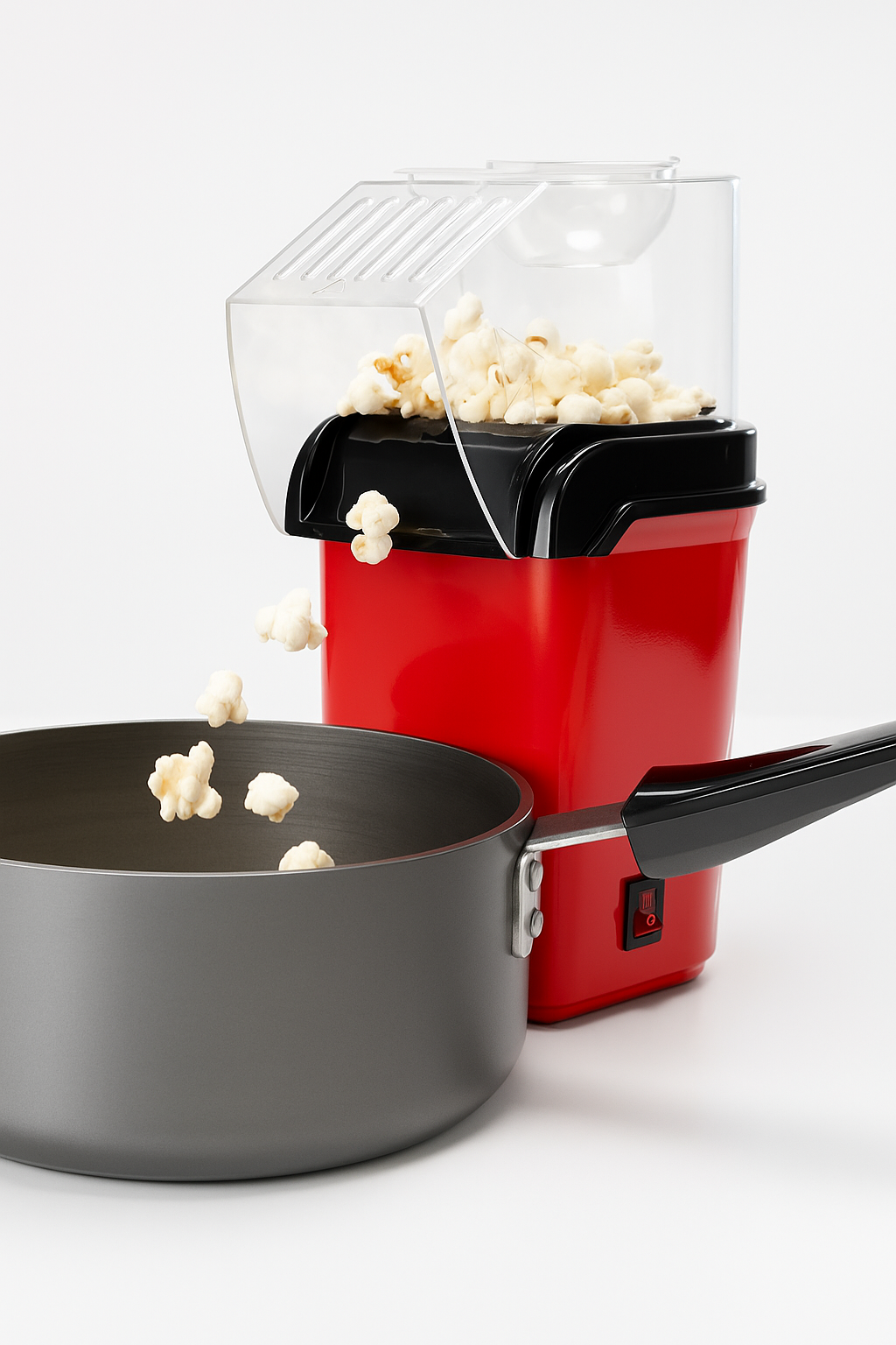 Electric popcorn maker machine