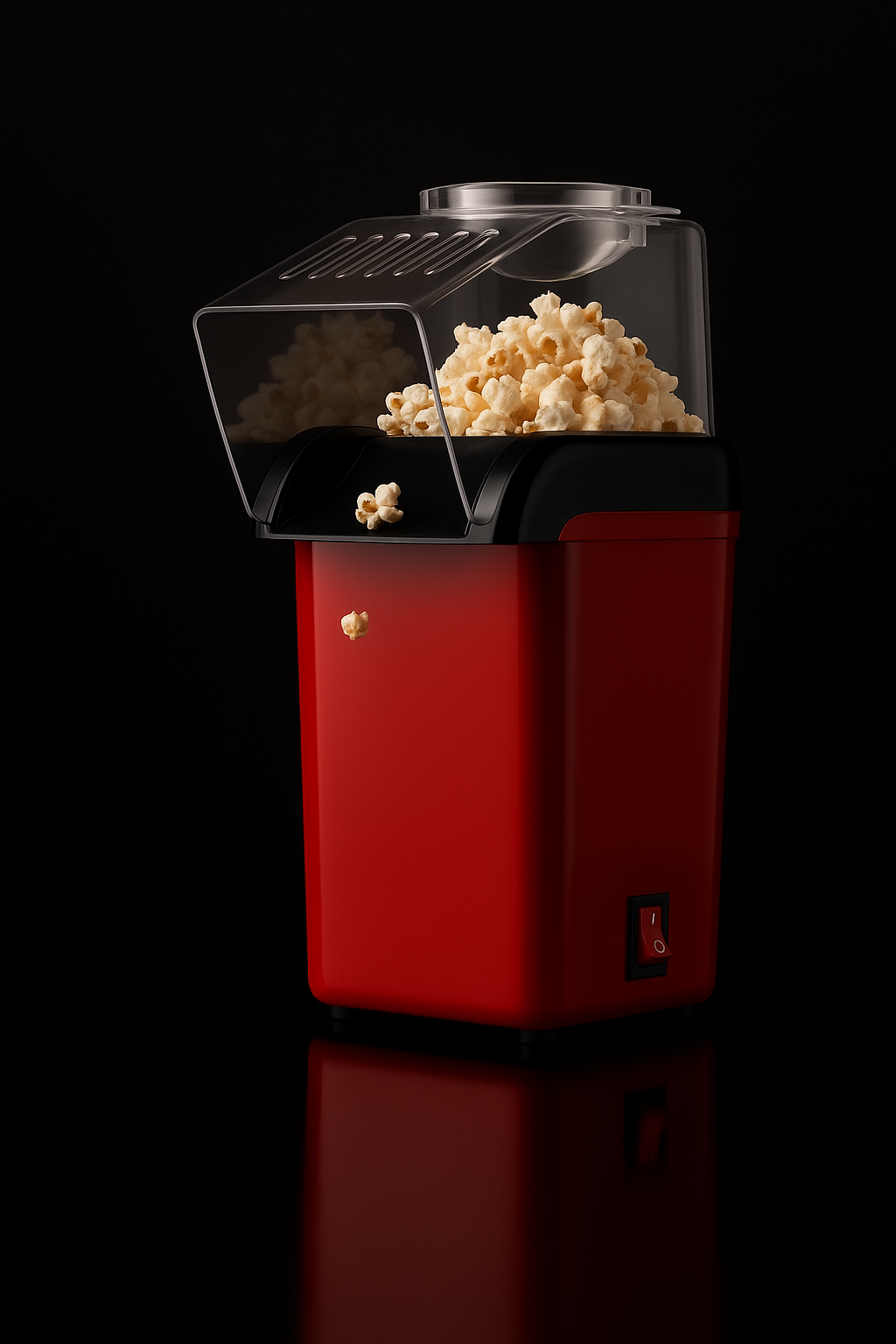 Electric popcorn maker machine